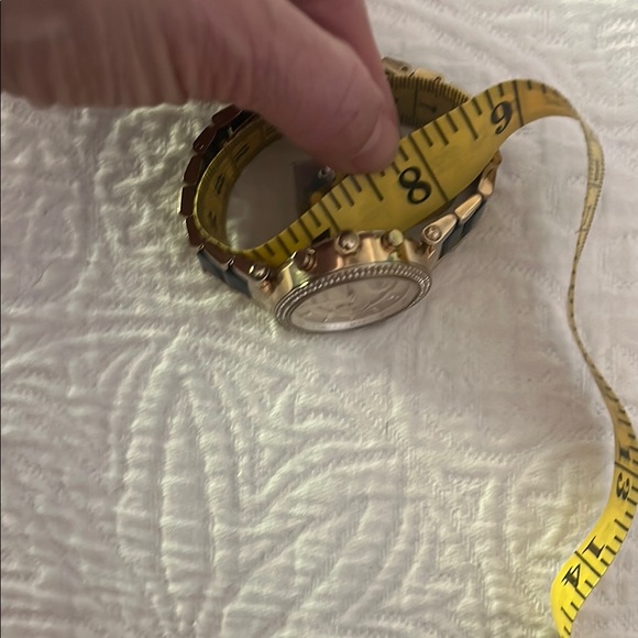 Women’s Michael Kors Gold and Blue Chronograph Watch - Picture 10 of 10